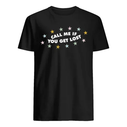 Call Me If You Get Lost Star Print Classic Shirt