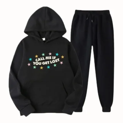 Call Me If You Get Lost Black Tracksuit