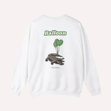 MID LOGO WHITE CHROMAKOPIA GREEN SWEATSHIRT