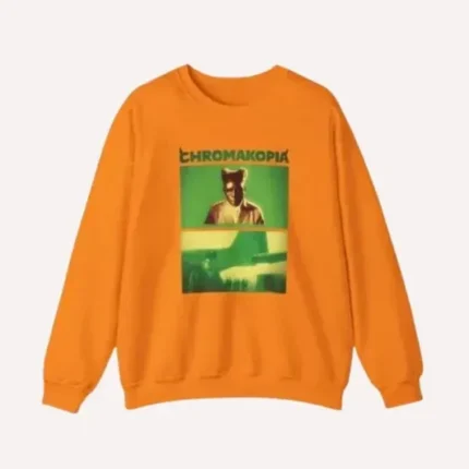 Limited Edition Orange Chromakopia Sweatshirt Stylish Streetwear