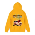 Yellow Call Me If You Get Lost Hoodie